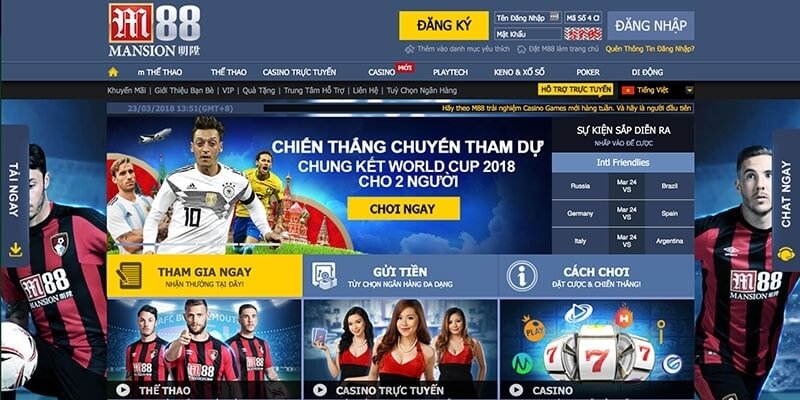 M88 đã mang lại nhiều trải nghiệm đỉnh cao