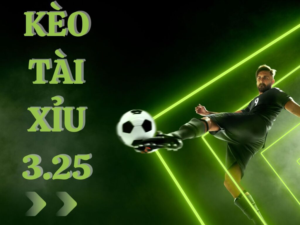 Cách đọc kèo tài xỉu 3 1/4 trong cược bóng