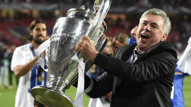 Carlo Ancelotti với hàng loạt những danh hiệu lớn  Carlo Ancelotti với hàng loạt những danh hiệu lớn