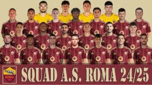 AS Roma cầu thủ - Danh sách đội hình ra sân trong mùa giải 2024-2025