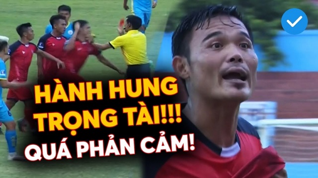 Ngô Anh Vũ có hành động phi thể thao với trọng tài Trần Ngọc Nhớ Ngô Anh Vũ có hành động phi thể thao với trọng tài Trần Ngọc Nhớ