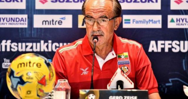 Gerd Zeise là một trong các huấn luyện viên thành công nhất của đội bóng u22 Myanmar Gerd Zeise là một trong các huấn luyện viên thành công nhất của đội bóng u22 Myanmar