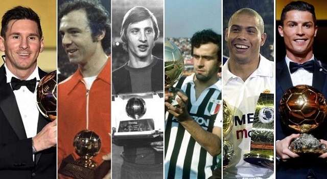 Những cầu thủ nổi tiếng giành Quả Bóng Vàng