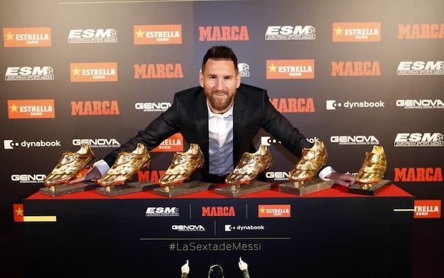 Những lần đạt Chiếc Giày Vàng của Messi Những lần đạt Chiếc Giày Vàng của Messi