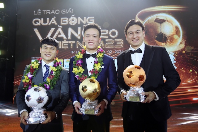 Những danh hiệu đáng chú ý tại lễ trao giải Quả Bóng Vàng 2023 Việt Nam Những danh hiệu đáng chú ý tại lễ trao giải Quả Bóng Vàng 2023 Việt Nam